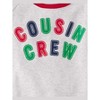 The Children's Place Toddler Christmas Long Raglan Sleeve Cousin Crew Snug Fit Cotton And Microfleece Pajamas - 2 of 4