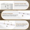 ChicFurnit 30 Inch Bathroom Vanity with Sink Freestanding Bathroom Storage Cabinet with Soft Door and Drawers for Bathroom, 30"*18.5"*34" - 4 of 4