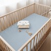 LISM 2 PCS Cotton Crib Sheets Baby Sheets for Standard Crib Mattress, 52"x 28" - 2 of 4