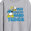 Men's - Disney - You Can Do Hard Things Long Sleeve Graphic T-Shirt - 2 of 4