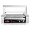 Olde Midway Electric Hot Dog Roller Grill Cooker with Glass Cover, Commercial Grade Machine - 3 of 4