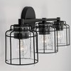 Capital Lighting Harmon 3 - Light Vanity in  Matte Black - 3 of 4