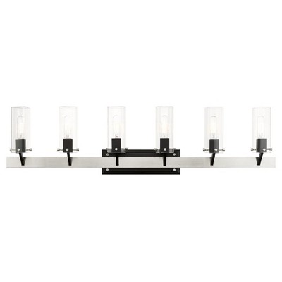 Livex Lighting Beckett 6 - Light Vanity in  Brushed Nickel