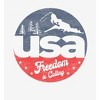 Americana USA Freedom Is Calling Adult Long Sleeve Hoodie - 2 of 2