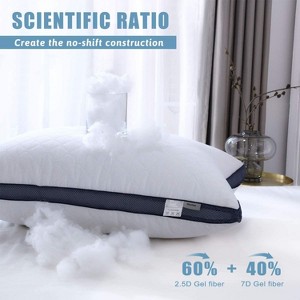 Aghana Digitals Luxury Queen Size Bed Pillows Set of 2 for Side Sleepers - 1 of 4