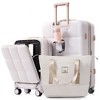 Whisen 3-Piece Luggage Set with 20" Front-Opening Carry-On, 28" Expandable Suitcase, and Expandable Travel Bag - 2 of 4