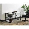 NicBex 47 Inch Computer Desk Home Office Desk with 2 Open Shelves and Metal Frame - 2 of 4
