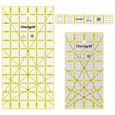 Omnigrid 12-1/2 X 12-1/2 Non-slip Square Quilting Ruler : Target