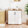 Tangkula Coffee Bar Cabinet 2-Door Kitchen Storage Cabinet w/ 5-Position Adjustable Shelf - 4 of 4