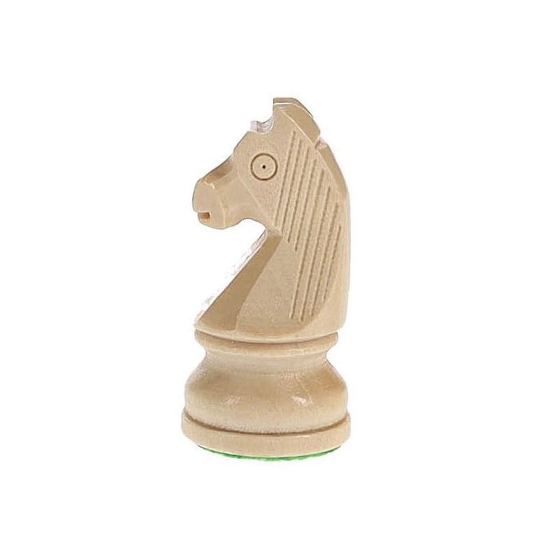 WE Games French Staunton Wood Chess Pieces,  Weighted with 3 in. King, 4 of 6