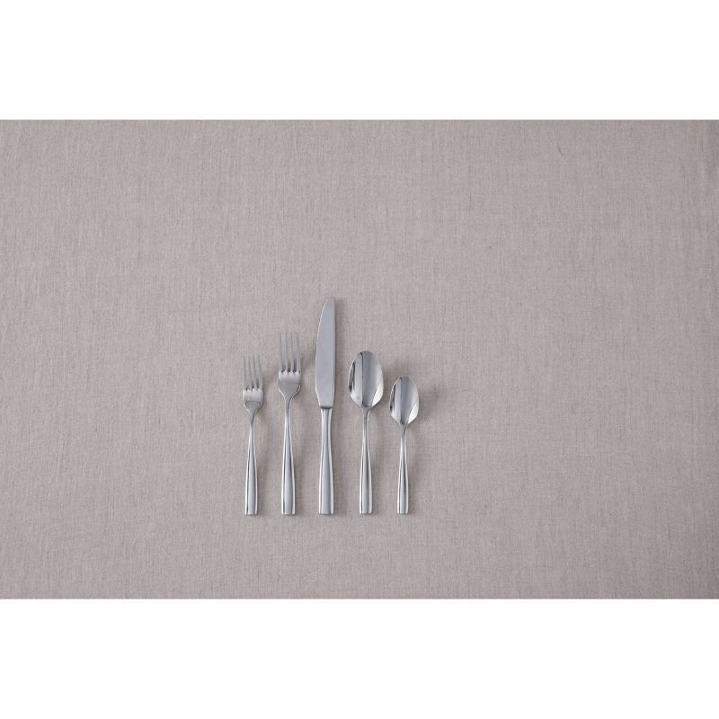 Fortessa Tableware Solutions 20pc Lucca Stainless Steel Flatware Set Silver, 1 of 8