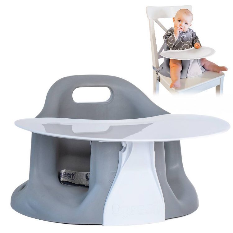 Upseat Original Ergonomic Baby Floor & Booster Positioning Seat with Tray, 2 of 11