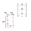 NicBex 3-Tier Tray Top End Table, Living Room Side Table, 31.7" High Corner Side Table, Triangle Sofa Table, Small Table - 2 of 4