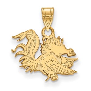Black Bow Jewelry 14k Yellow Gold South Carolina Gamecocks NCAA Small Pendant - 1 of 3