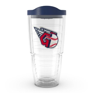 MLB Cleveland Guardians 24oz Primary Logo Classic Tumbler - 1 of 4