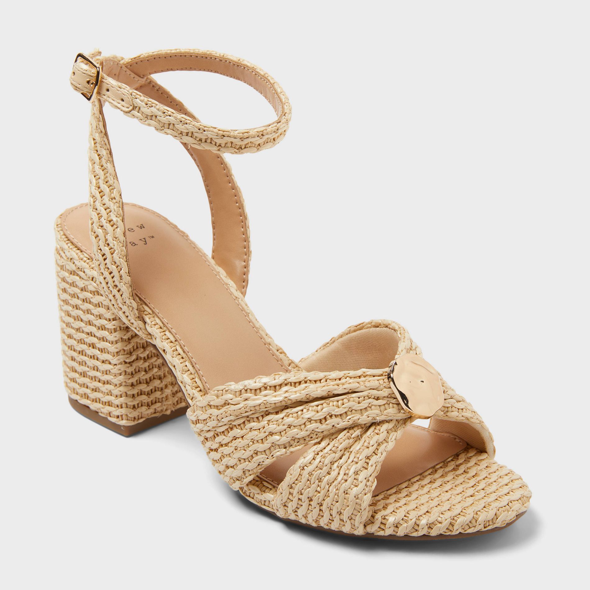 Women’s Bibi Heels with Memory Foam Insole - A New Day™ Natural