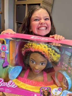 Target barbie deluxe store styling head