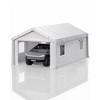 COZONY 10x20 FT Carport with 4 Roll-Up Windows & Doors, 200g PE Tarp Portable Garage for Car, Boat, Truck, Motorcycle, Waterproof & UV Protected - 2 of 4