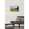 Trends International Wheat Field with Cypresses Unframed Wall Poster Prints - 2 of 4