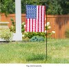 Evergreen Flag Elegant Sturdy Metal Garden Flag Stand - 18" Long x 44" High - 2 of 4