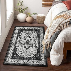 Short Pile Area Rugs for Living Room Carpets Boho Washable Large Rugs for Bedroom Modern Vintage Classic Lounge Rug - 1 of 4