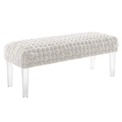 Modway Prologue Woven Performance Velvet Ottoman