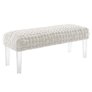 Modway Prologue Woven Performance Velvet Ottoman - 1 of 4