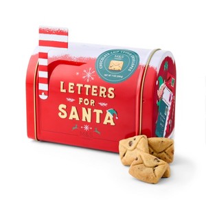 M&S Christmas Chocolate Chip Cookies for Santa Letter Box Gift Tin - 7oz - 1 of 3