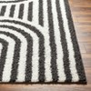 Hauteloom Avent Black & White Area Rug - 4 of 4