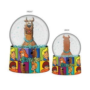 Silver Buffalo Scooby Doo and Logo Boxed 45mm Light Up Snow Globe - 1 of 4