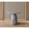 Meridian Furniture,Cosenza 36" Marble Finish Concrete Dining Table - 2 of 4