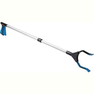 HealthSmart Adjustable Length Reacher Grabber with Rotating Jaw, Contour Grip Handle and 5.5 Inch Jaw Opening, Adjustable Length Design - 1 of 4