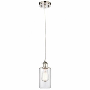 Clymer - 1 Light Cord Hung Mini Pendant In Art Deco Style-10 Inches Tall and 3.88 Inches Wide - 1 of 1