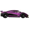 Koenigsegg Agera R Purple Metallic with Black and Yellow Stripes "Timeless Icons" Series Diecast Model Car by Hot Wheels - 2 of 4