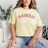 Simply Sage Market Women's Hawaii Curved Short Sleeve Garment Dyed Tee - 2 of 3