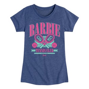 Girls' - Barbie - Barbie Tennis Club Fitted Short Sleeve Graphic T-Shirt - 1 of 4