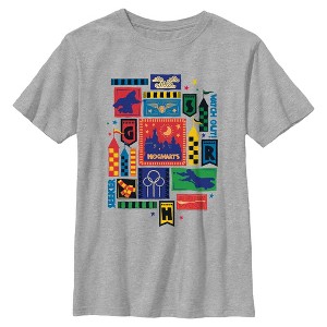 Boys Harry Potter Quidditch Collage T Shirt - 1 of 4