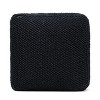 Square Stene Boho Handcrafted Tufted Fabric Pouf Navy Blue - Christopher Knight Home: Wool Material, Removable Cover, No Assembly Required - 3 of 4