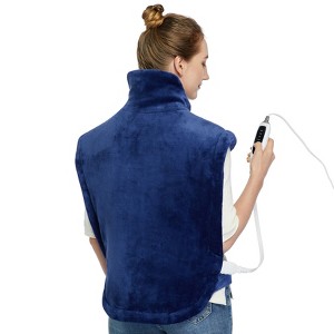 33"x22" Heating Pad for Back Pain Relief, Electric Weighted Heating Pad with 2H Auto Off Full Body Heat Pad, Fast Heating, 4 Temperature Settings - 1 of 4