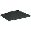 vidaXL Gazebo Top Cover Anthracite Polyester with PVC coating - 2 of 4