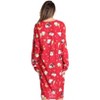Just Love Womens Nightgown - Long Sleeve Henley Oversized Sleepwear Gown - 3 of 3
