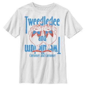 Boy's Alice in Wonderland Tweedledee and Tweedledum T-Shirt - 1 of 4