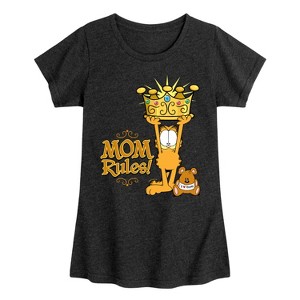 Girls' - Nickelodeon - Mother's Day Fitted Short Sleeve Graphic T-Shirt - 1 of 4