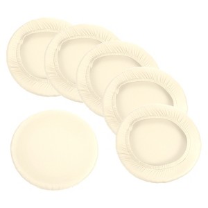 Unique Bargains Round Washable Elastic Bar Stool Cover for Dia 11"-16" Chair 6 Pcs - 1 of 4
