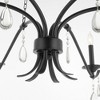 Quorum Lighting Lorelei 6 - Light Chandelier in  Matte Black - 3 of 4