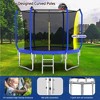 NAYSAYE Trampoline 8FT with Basketball Hoop and Safety Net for Outdoor Fun and Fitness, Blue, 96.06"*79.14"*71.70" - 3 of 4