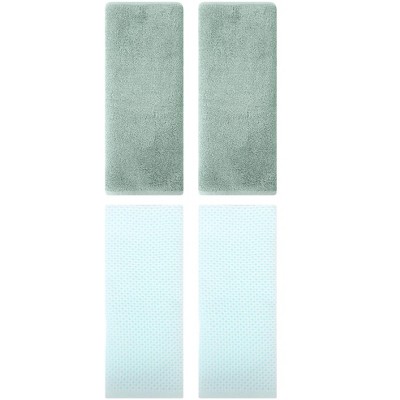 REGALWOVEN 4 Pcs Bathroom Hotel and Spa Cotton Hand Towels 13" x 30"