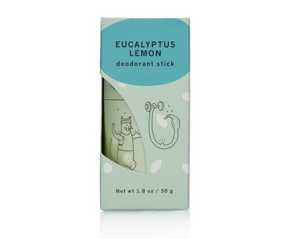 Meow Meow Tweet Deodorant Stick - Eucalyptus Lemon - 1.8oz