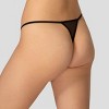 Me Zephyr G-String Panty Black XL by Perry Ellis