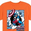 Boys' - Marvel - Captain America Panels Short Sleeve Graphic T-Shirt - 2 of 4